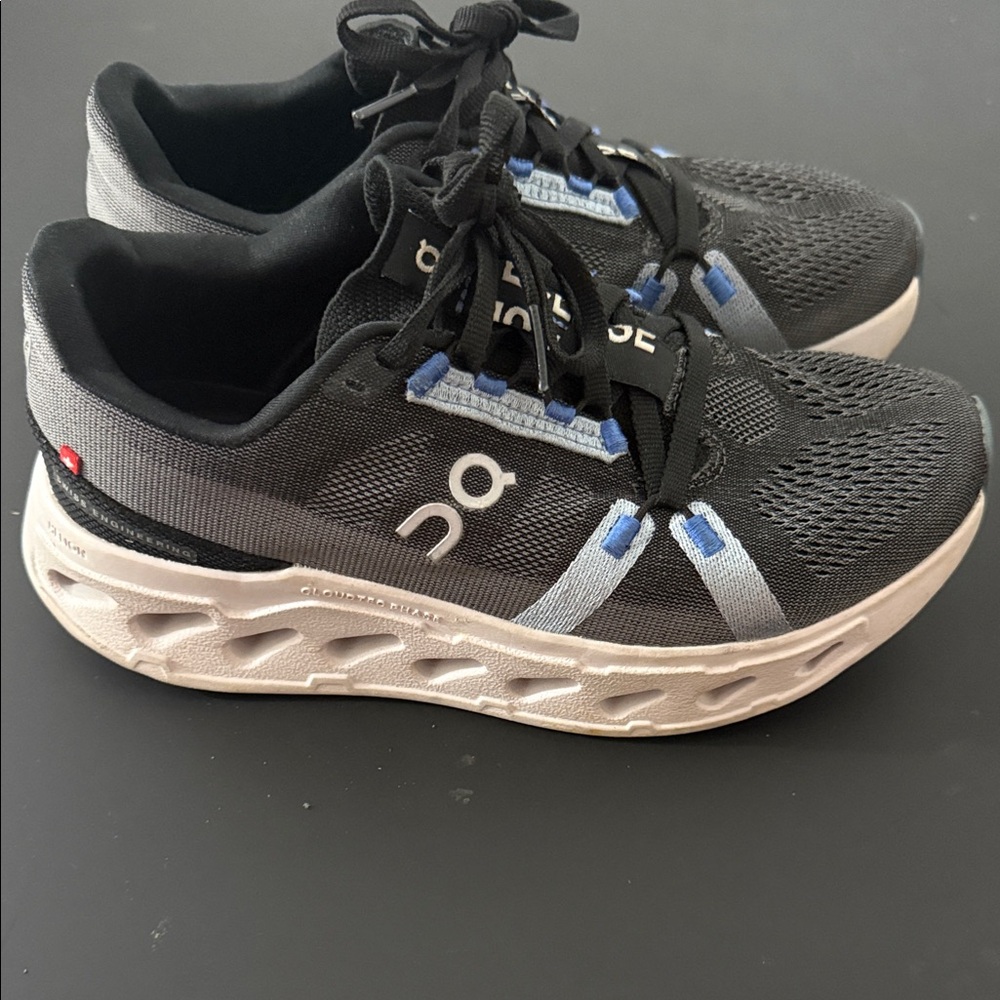 On Running Black and Gray Sneakers